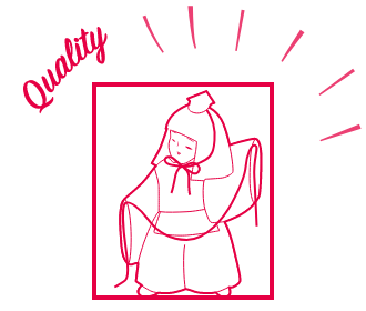 手作りとは思えない完成度を表すイラスト