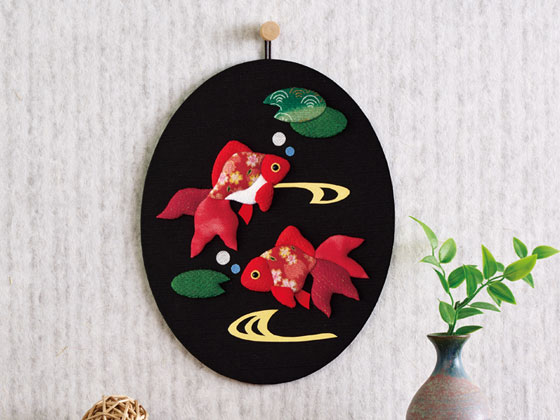 かんたん押絵・歳時記（金魚）