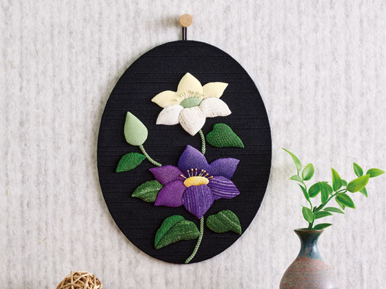 かんたん押絵・歳時記（クレマチス）