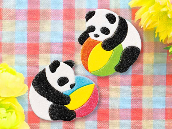 型抜きパウダーマグネット・R（パンダ）