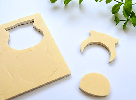 土台のパーツは型抜き済み！下準備無しですぐに始められます。