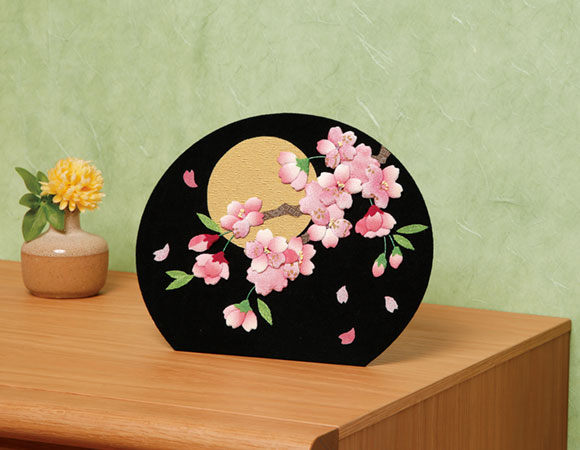 押絵飾り・花歳時記（桜）