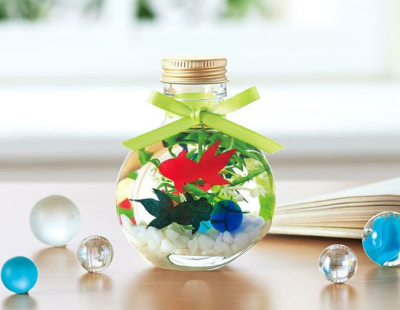 和紙のアクアリウム・金魚(B)