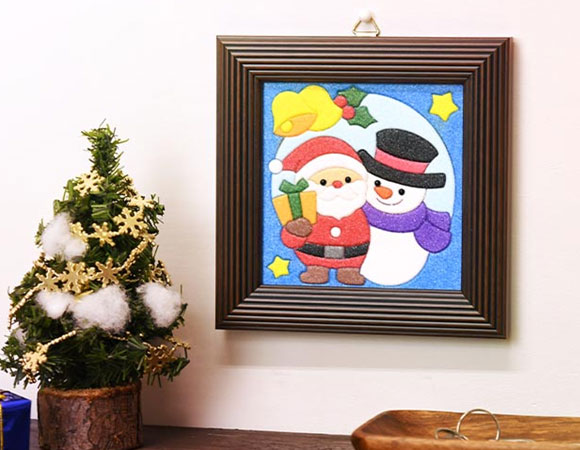 パウダーアート・わくわくクリスマス