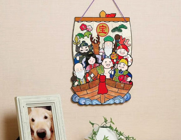 シールはり絵・和み七福神