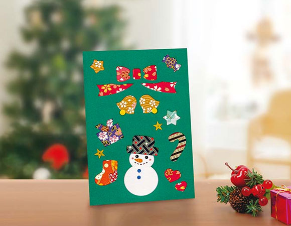 型抜きアート・彩りクリスマス