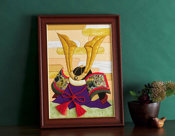 きめこみ特大・金襴の慶雲兜