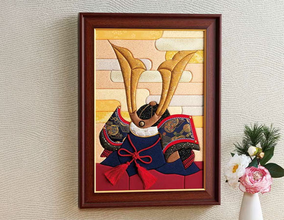 きめこみ特大・金襴の悠然兜