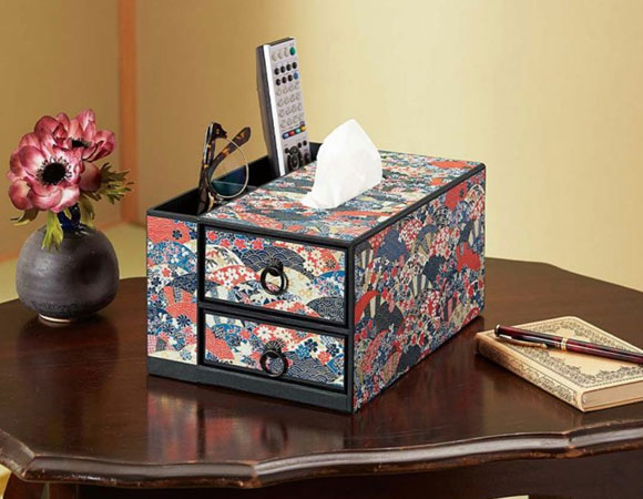 はまぎく（ポケット付きティッシュケース）