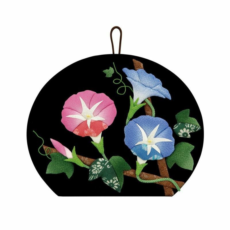 押絵飾り・花歳時記(朝顔)|株式会社さくらほりきり 押絵飾り・花歳時記(朝顔)|株式会社さくらほりきり