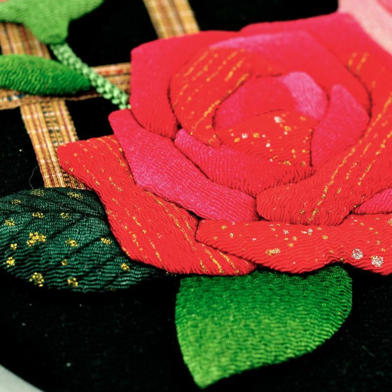 押絵飾り・花歳時記（バラ）｜株式会社さくらほりきり