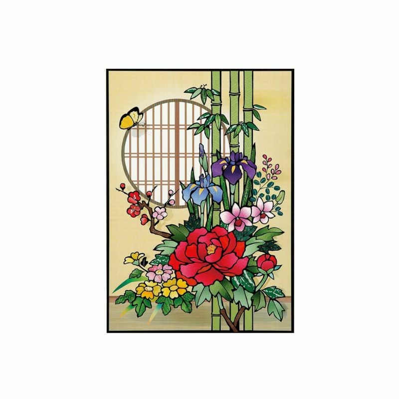円窓の四季の花｜株式会社さくらほりきり