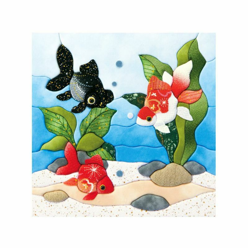 掛軸 千里 金魚 紙箱 出目金 1-33 箔一 hakuichi 金箔 金沢箔 金沢 工芸品 金沢箔 干支木目込人形 午