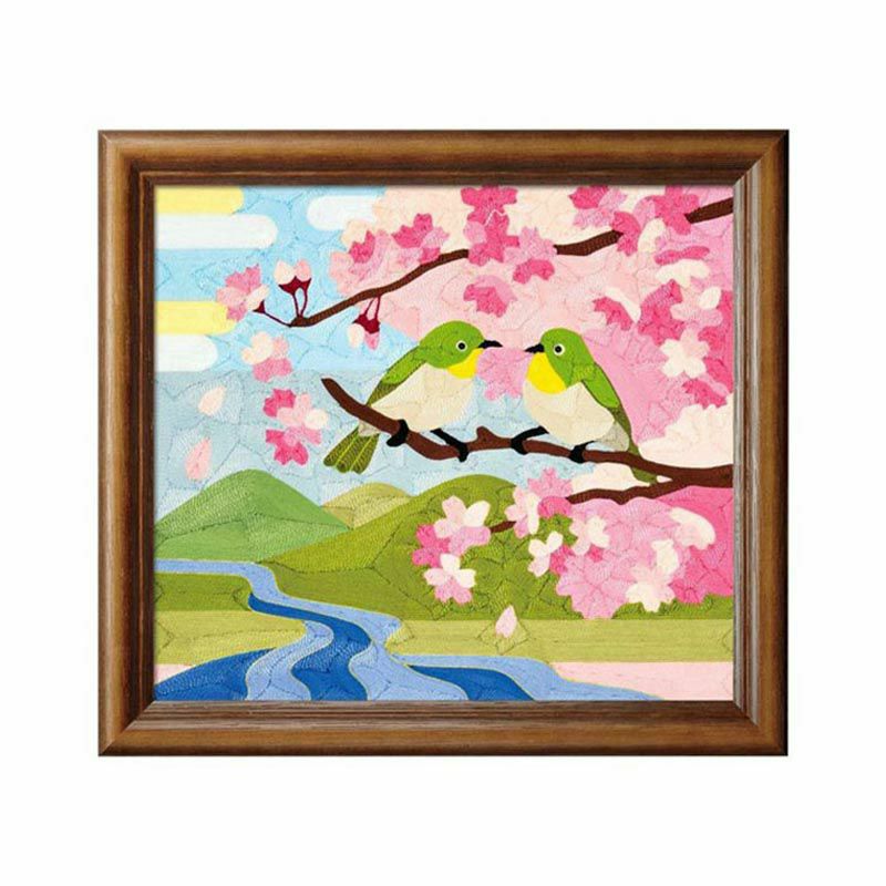 タ*ー様 ハンドメイド刺繍フレーム　満開桜とキジトラさん 000000002616-08.jpg?size=l&w=