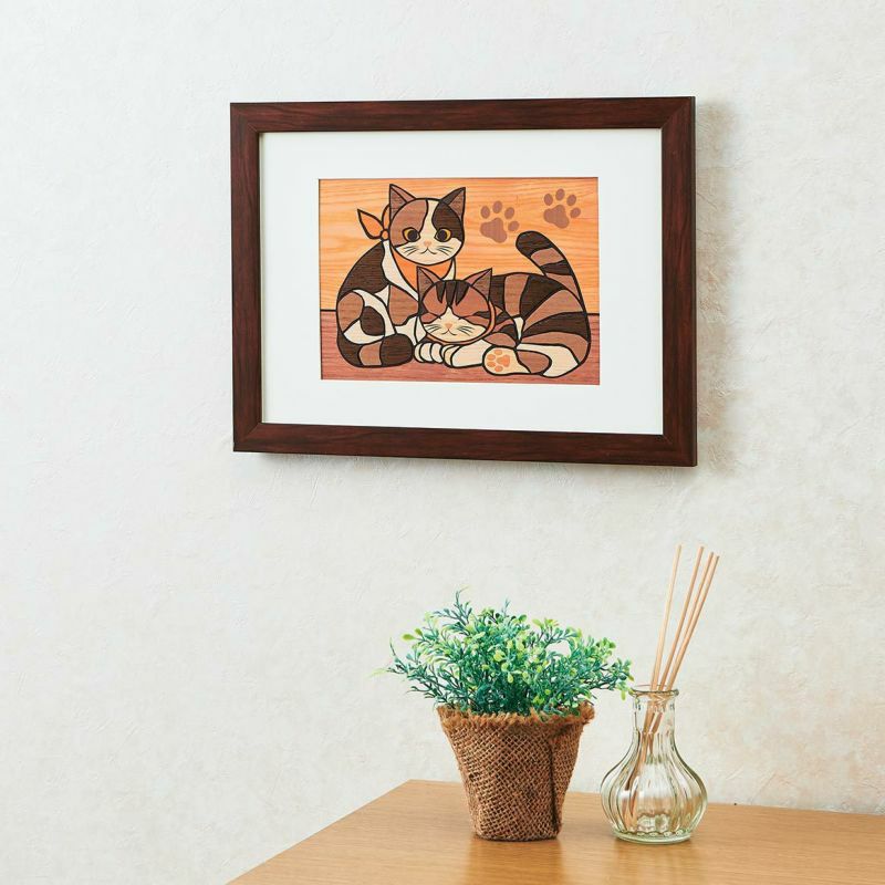 天然木のさくらあーと・なごみ子猫｜株式会社さくらほりきり