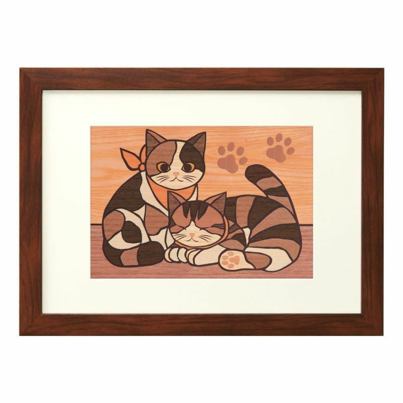 天然木のさくらあーと・なごみ子猫｜株式会社さくらほりきり