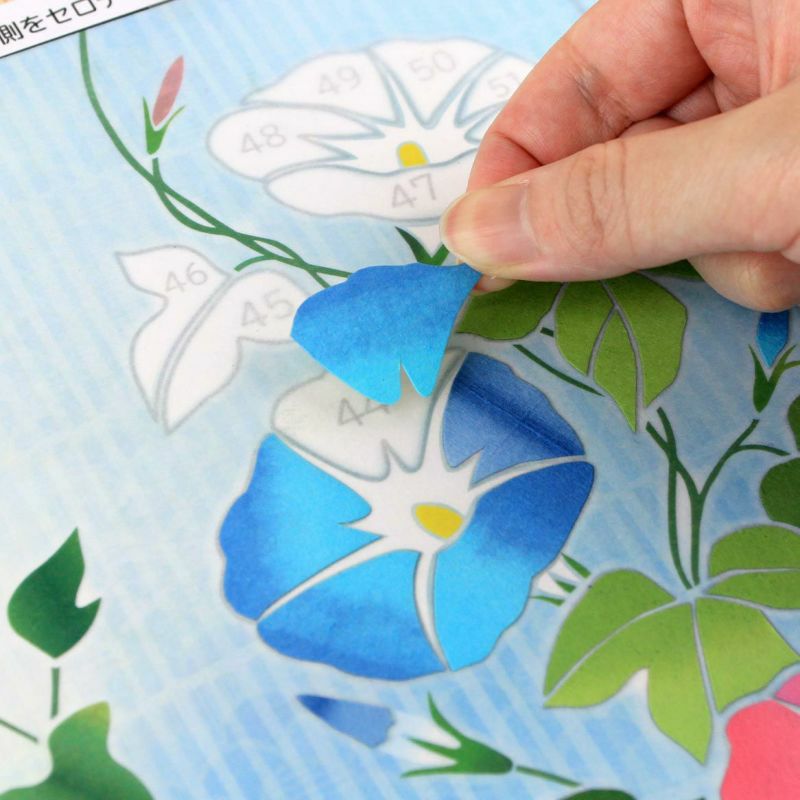 専用ページ☆朝顔のモチーフ 涼風朝顔（絵柄のみ）｜株式会社さくらほりきり