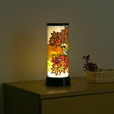 LEDあかりあ〜と・紅葉とシジュウカラ