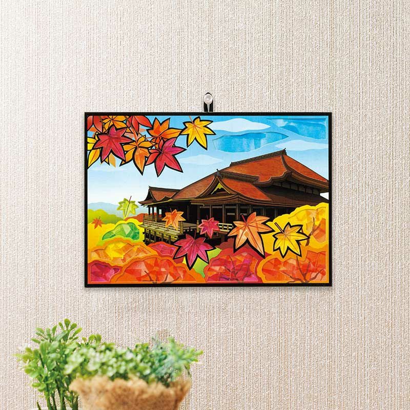 シールちぎりあ～と・紅葉と京の寺｜株式会社さくらほりきり