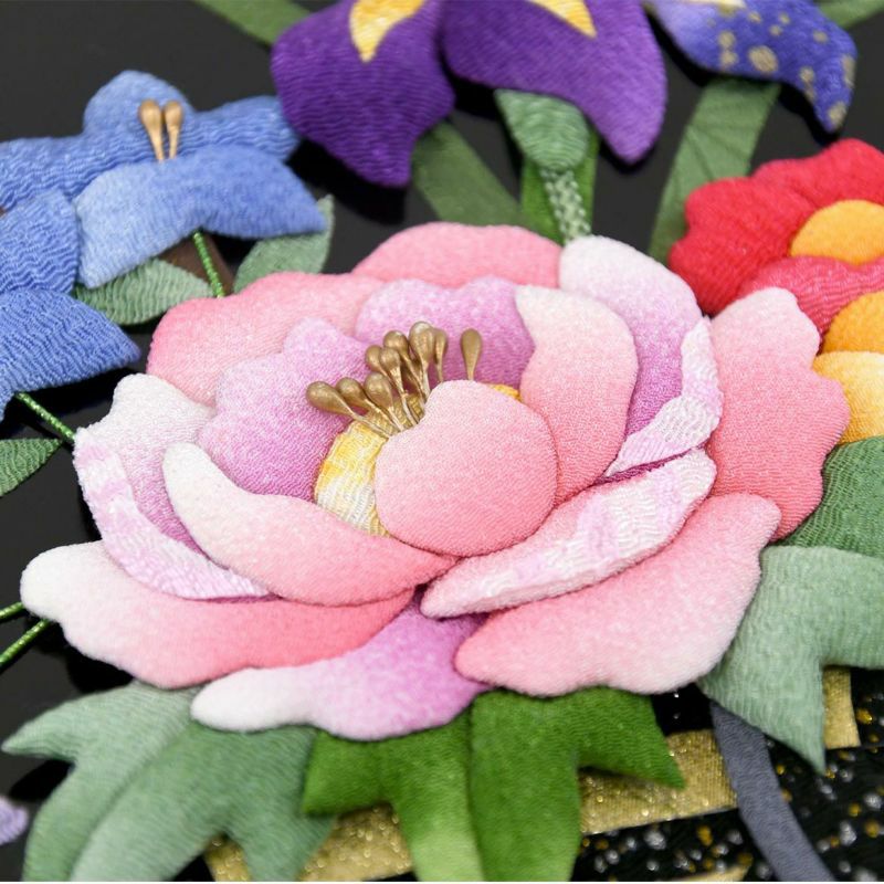 衝立・四季の花車｜株式会社さくらほりきり