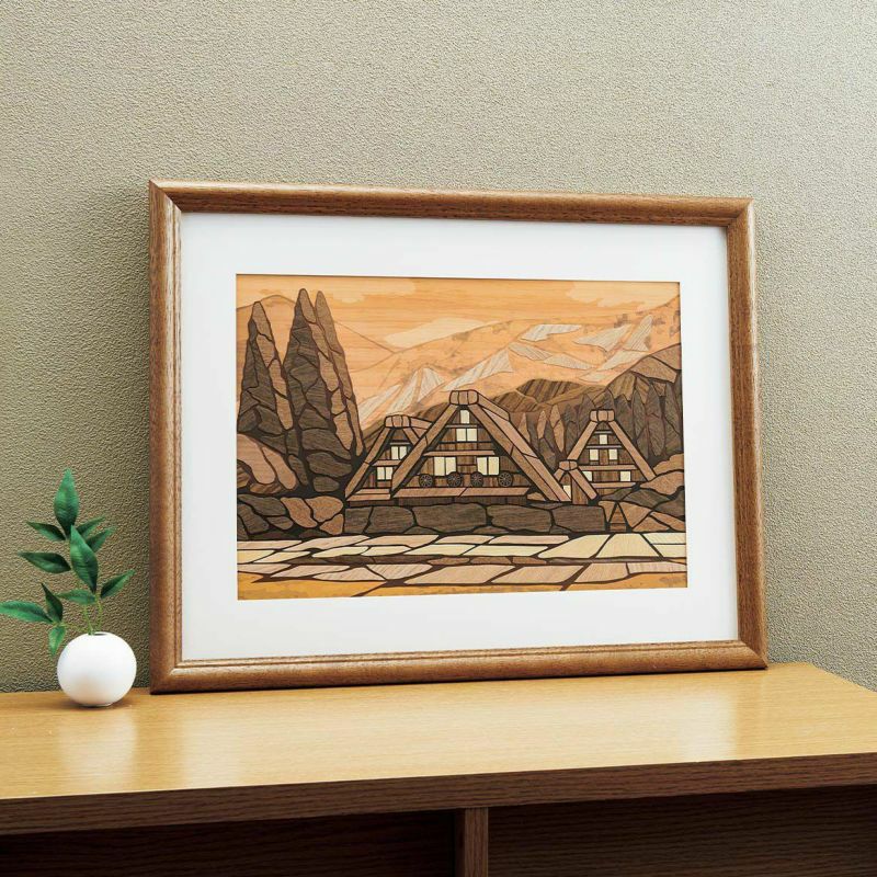 天然木のさくらあーと・忍野八海と富士山｜株式会社さくらほりきり