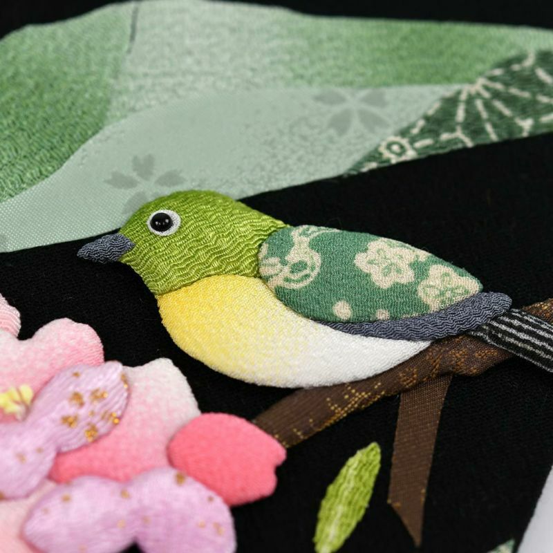 さくらほりきり　押絵　扇歳時期 押絵飾り・扇歳時記(桜の里)｜株式会社さくらほりきり