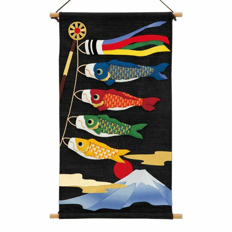 タペストリー・鯉のぼりと富士｜株式会社さくらほりきり