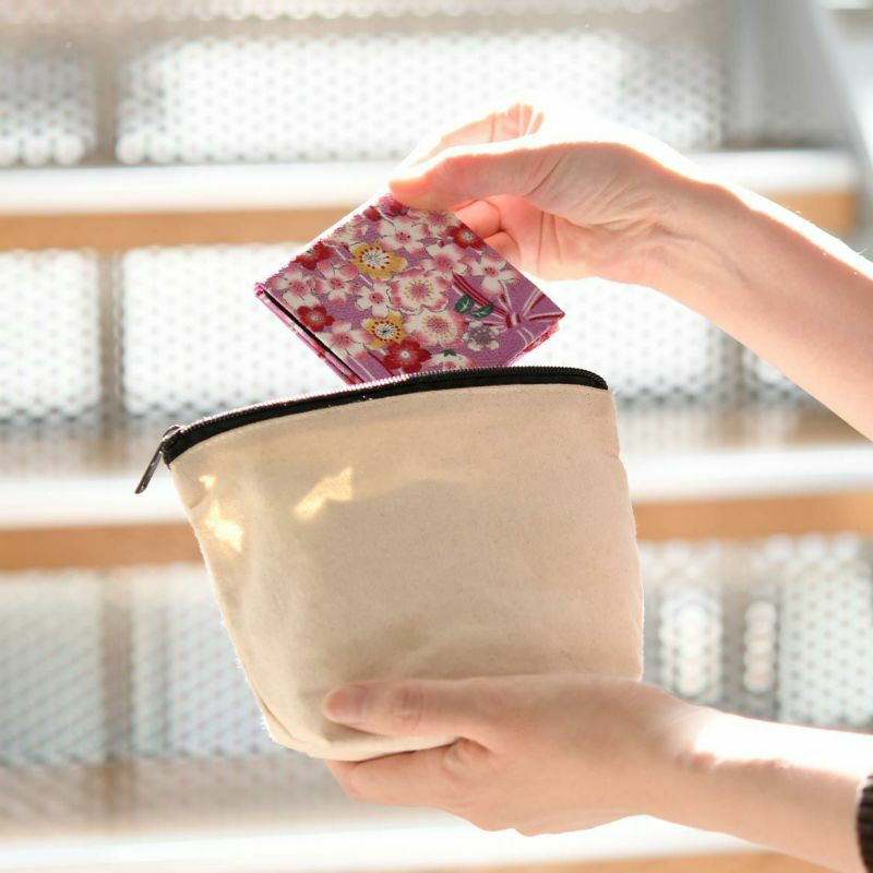 ポーチにもサッと入る薄さです