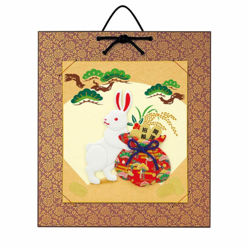 特大ひょうたん 和紙貼り うさぎ柄 縁起物 美品 吉祥宝うさぎ（大色紙）｜株式会社さくらほりきり