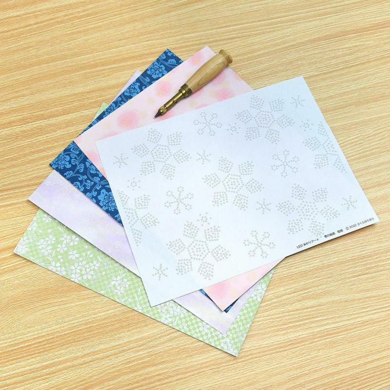 雪の結晶（本体セット）｜株式会社さくらほりきり