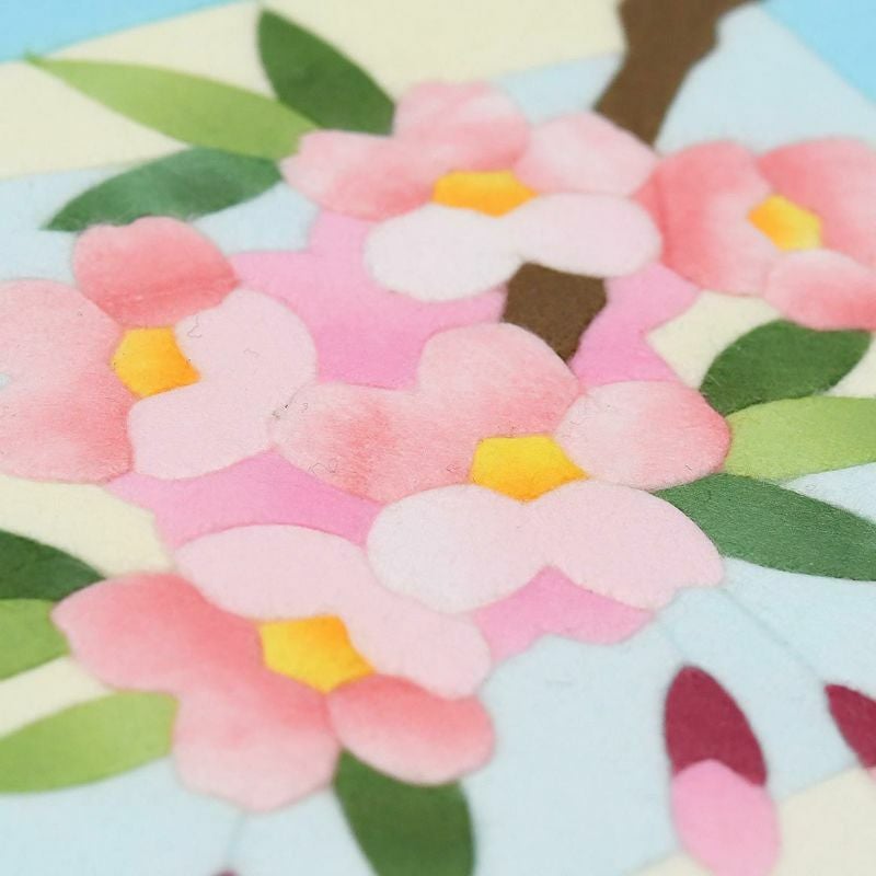 和紙のあとり絵・零れ桜｜株式会社さくらほりきり