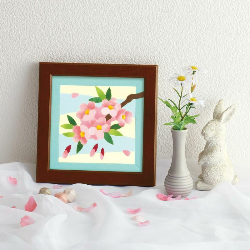 和紙のあとり絵・零れ桜｜株式会社さくらほりきり