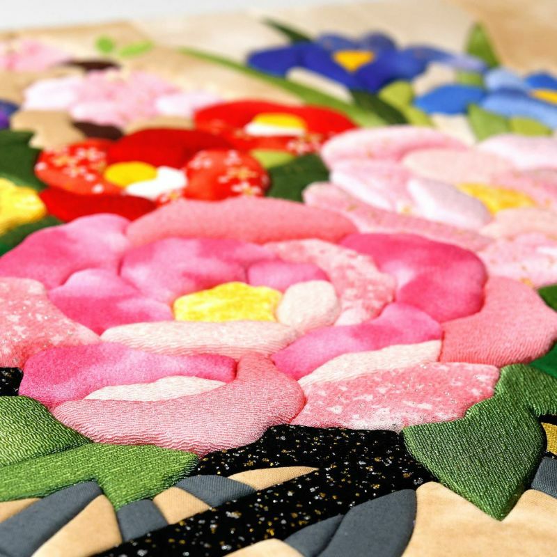 きめこみパッチワーク　福寿花車 きめこみ・寿花車｜株式会社さくらほりきり