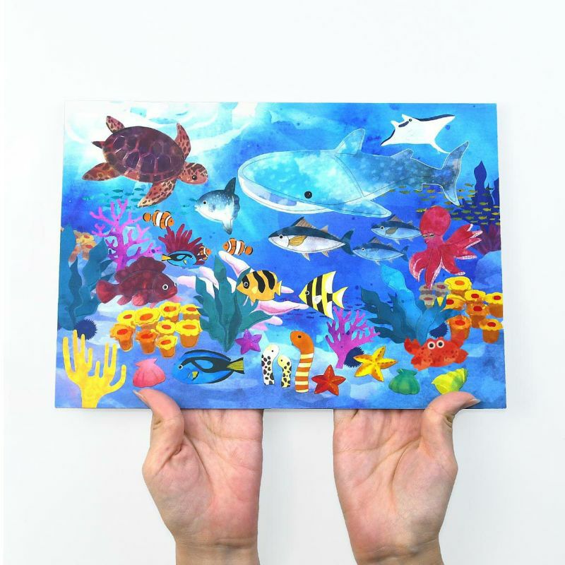 シールはり絵・きらめき水族館｜株式会社さくらほりきり