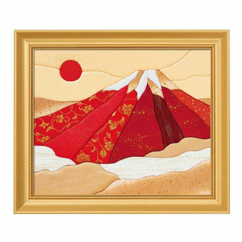 きめこみ・縁起赤富士｜株式会社さくらほりきり