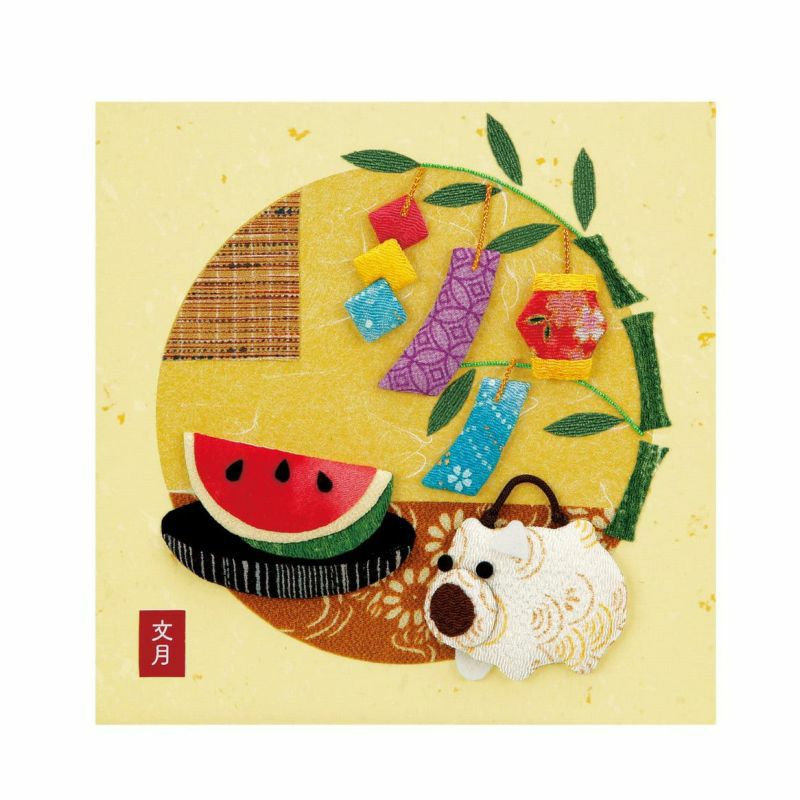 押絵ごよみ・七月（七夕飾り）｜株式会社さくらほりきり