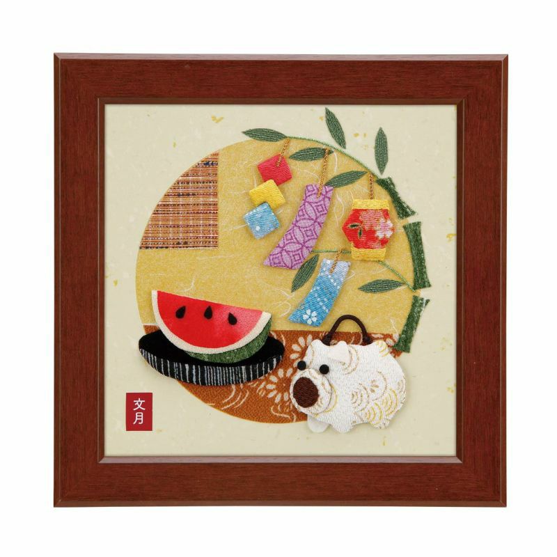 押絵ごよみ・七月（七夕飾り）｜株式会社さくらほりきり