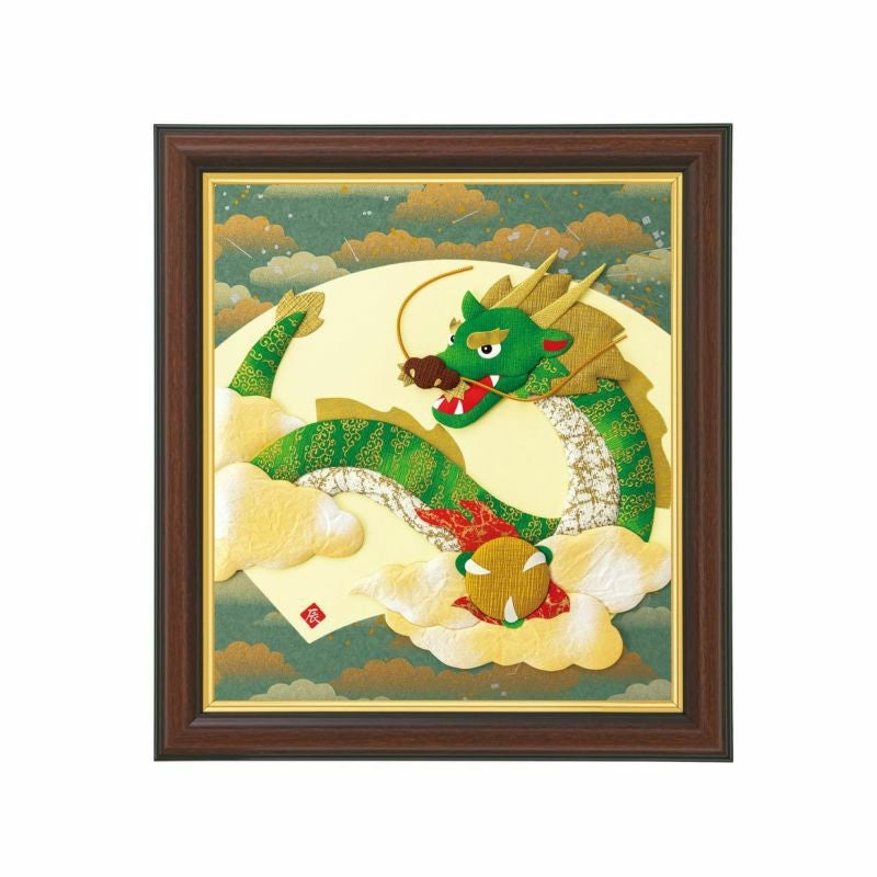 吉祥昇龍（大色紙）｜株式会社さくらほりきり