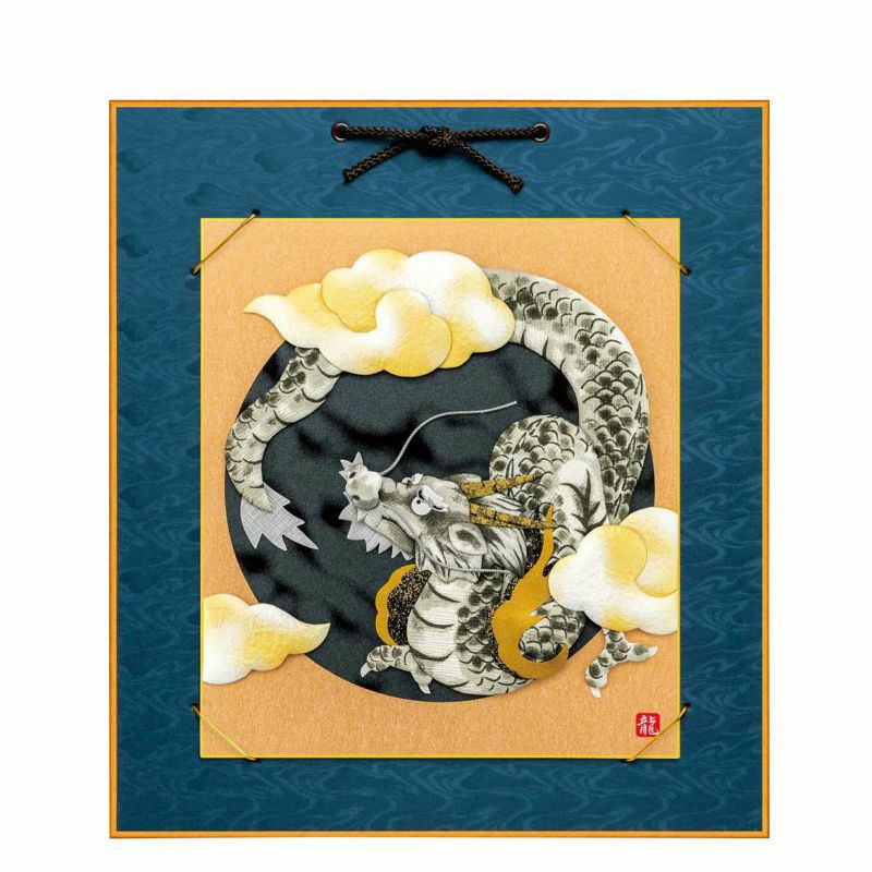 中国美術　大明嘉靖年製　雲龍図蓋物　幅約22.5㎝　東Y7-0212⑥タルチ 嘉祥雲龍図 （大色紙）｜株式会社さくらほりきり