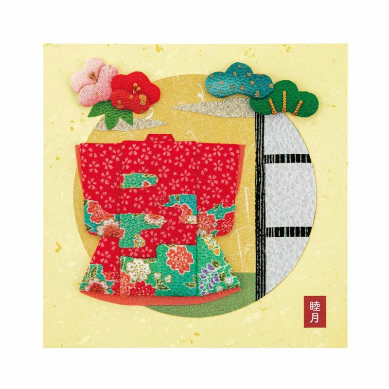 押絵ごよみ・一月（春着飾り）｜株式会社さくらほりきり