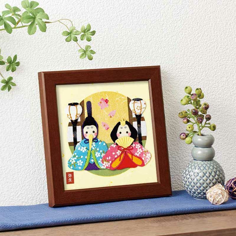 押絵ごよみ・三月（桃の節句）｜株式会社さくらほりきり