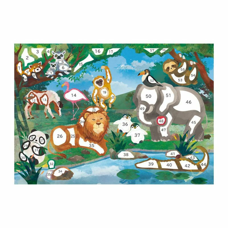 シールはり絵・にぎやか動物園｜株式会社さくらほりきり