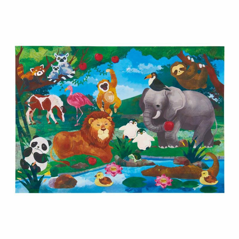 シールはり絵・にぎやか動物園｜株式会社さくらほりきり