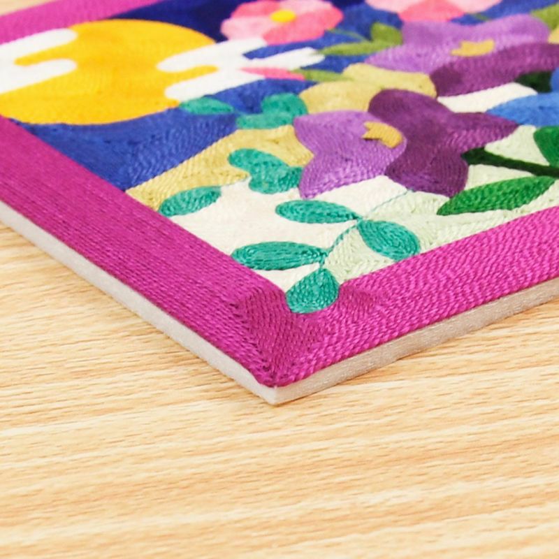 刺繍糸の絵・秋の夜長｜株式会社さくらほりきり