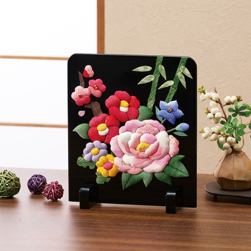 押絵（衝立飾り）｜株式会社さくらほりきり