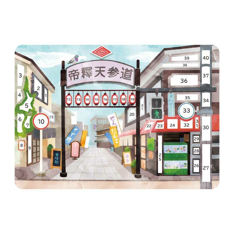 シールはり絵・犬の旅（柴又）｜株式会社さくらほりきり