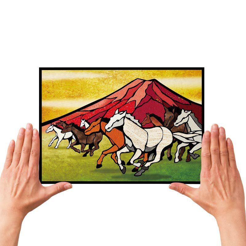 さくらあーと・縁起赤富士と九頭馬｜株式会社さくらほりきり