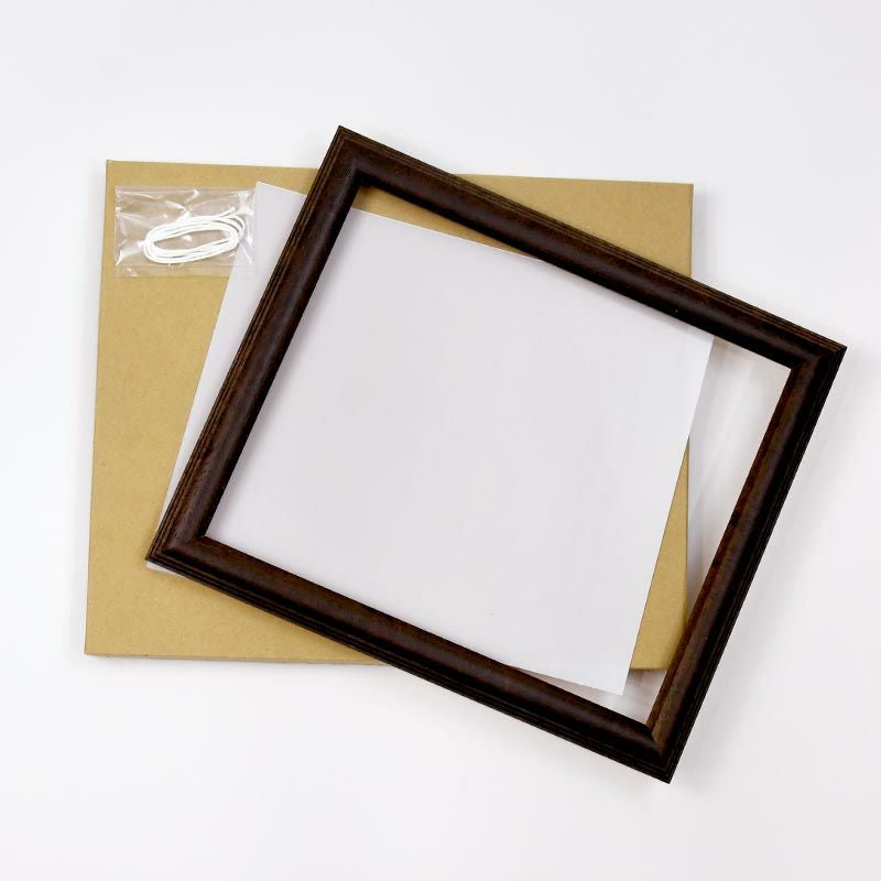 額本体・透明アクリル板・額ひも・額箱