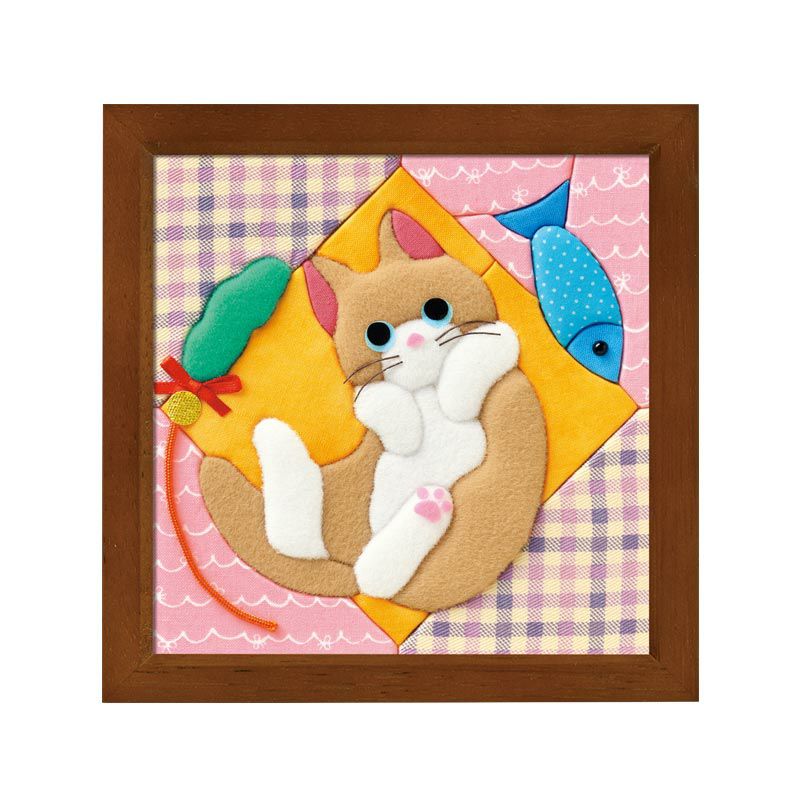 ミニフレーム・くつろぎ子猫｜株式会社さくらほりきり