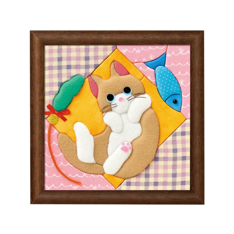 ミニフレーム・くつろぎ子猫｜株式会社さくらほりきり